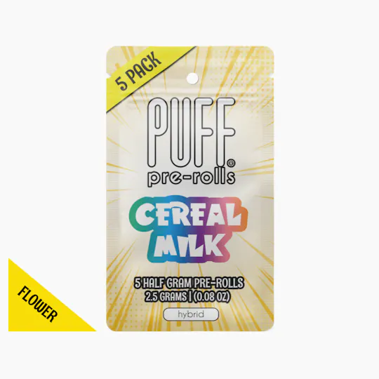 PUFF - Cereal Milk Pre Rolls 5pk - 2.5g - 1