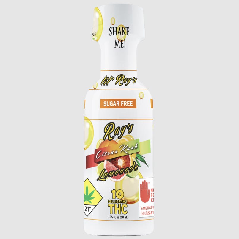 Ray's Lemonade - Ray's Lemonade | Lil' Ray's | Sugar Free Citrus Kush | 10mg THC - 1