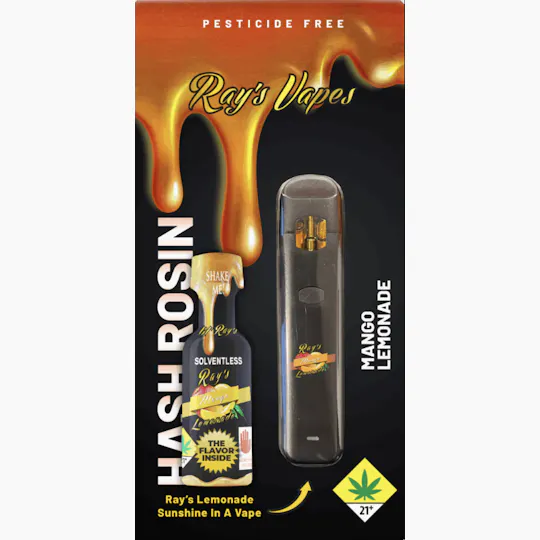 Ray's Lemonade - Ray's Lemonade | Ray's Vapes | HR | Mango Lemonade | Disposable | 1g - 1