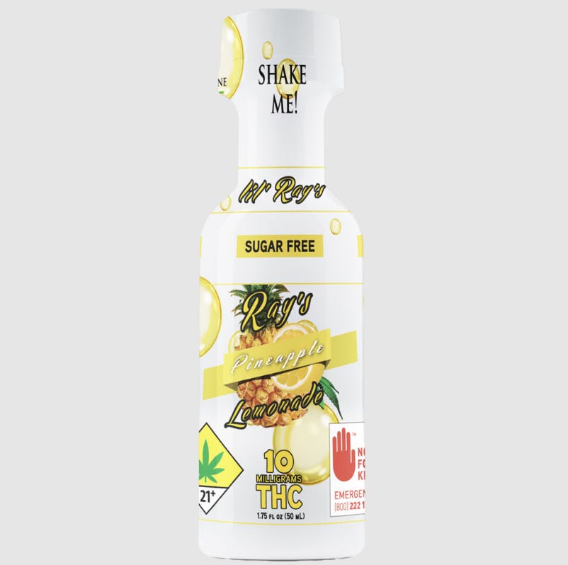 Ray's Lemonade - Ray's Lemonade | Lil' Rays | Sugar Free Pineapple | 10mg THC - 1