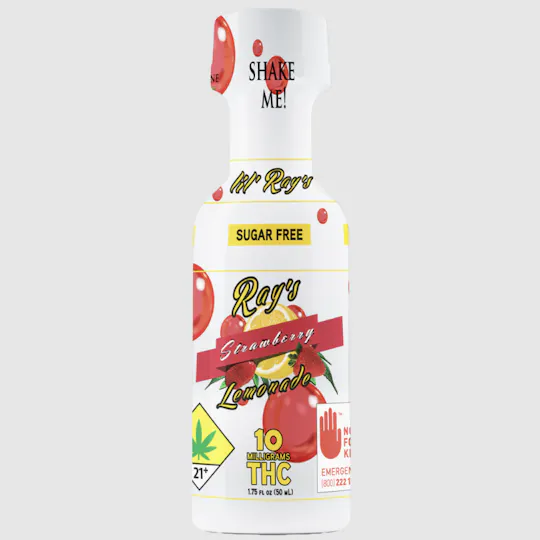Ray's Lemonade - Ray's Lemonade | Lil' Ray's | Sugar Free Strawberry | 10mg THC - 1