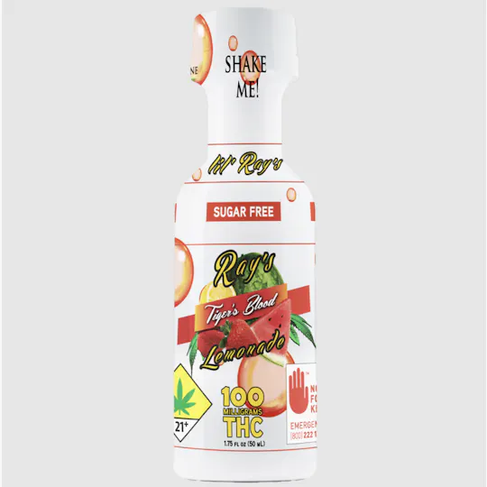 Ray's Lemonade - Ray's Lemonade | Lil' Ray's | Sugar Free Tiger's Blood | 100mg THC - 1
