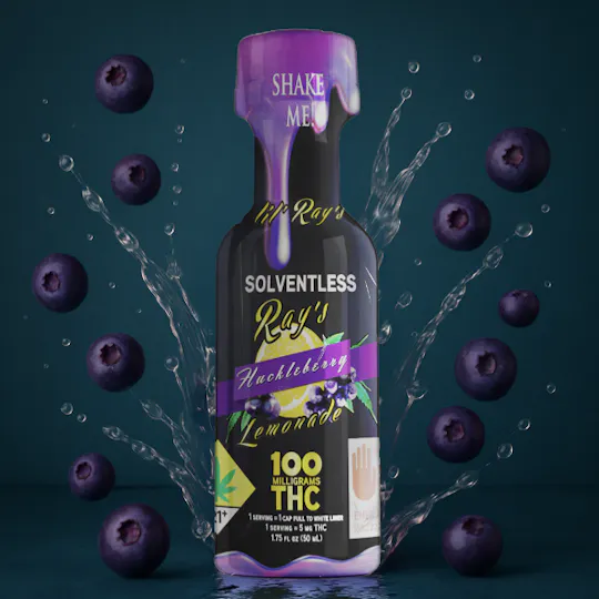 Ray's Lemonade - Ray's Lemonade | Lil' Ray's | Solventless Huckleberry | 100mg THC - 1