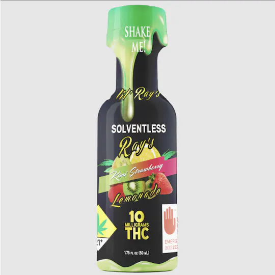 Ray's Lemonade - Ray's Lemonade | Lil' Ray's | Solventless Kiwi Strawberry | 10mg THC - 1