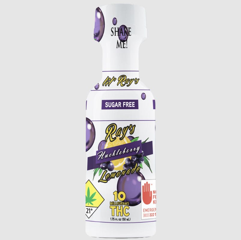 Ray's Lemonade - Ray's Lemonade | Lil' Ray's | Sugar Free Huckleberry | 10mg THC - 1
