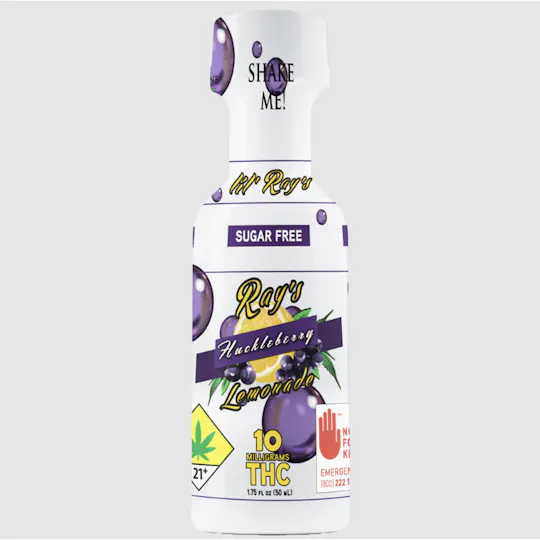 Ray's Lemonade - Ray's Lemonade | Lil' Ray's | Sugar Free Huckleberry | 10mg THC - 1