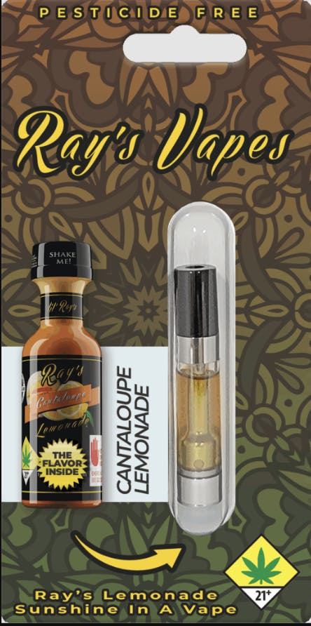 Ray's Lemonade - Ray's Lemonade | Ray's Vapes | Cantaloupe Lemonade | Cartridge | 1g - 1