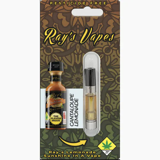 Ray's Lemonade - Ray's Lemonade | Ray's Vapes | Cantaloupe Lemonade | Cartridge | 1g - 1