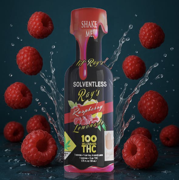 Ray's Lemonade - Ray's Lemonade | Lil' Ray's | Solventless Raspberry | 100mg THC - 1