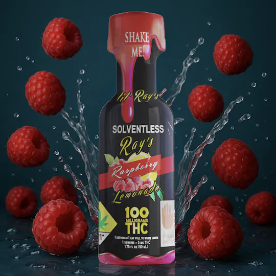 Ray's Lemonade - Ray's Lemonade | Lil' Ray's | Solventless Raspberry | 100mg THC - 1