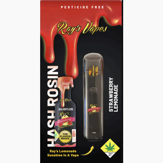 Ray's Lemonade - Ray's Lemonade | Ray's Vapes | HR | Strawberry Lemonade | Disposable | 1g - 1