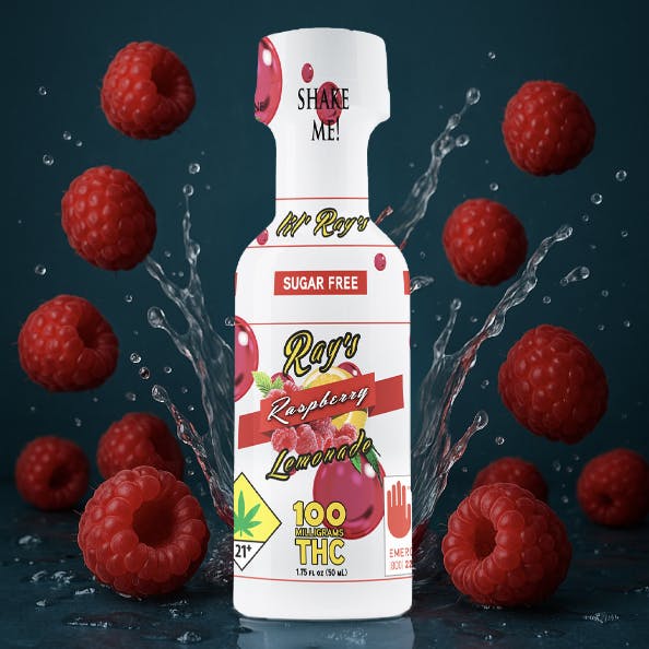 Ray's Lemonade - Ray's Lemonade | Lil' Ray's | Sugar Free Raspberry | 100mg THC - 1