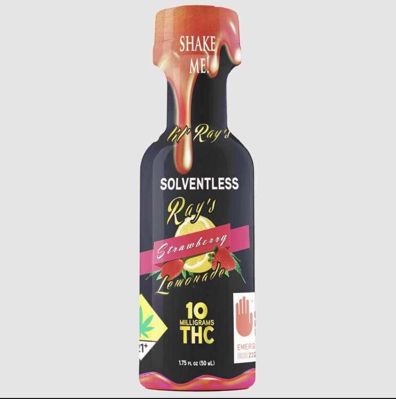 Ray's Lemonade - Ray's Lemonade | Lil' Ray's | Solventless Strawberry | 10mg THC - 1
