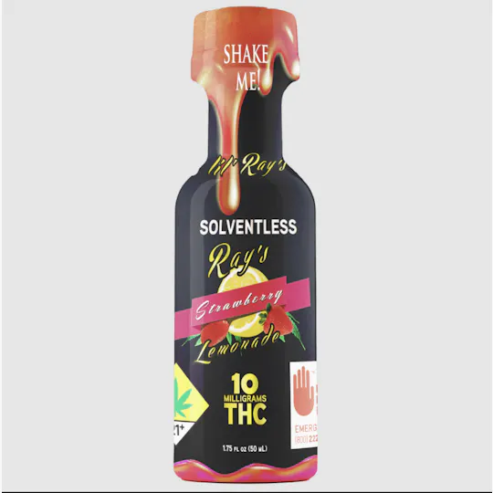 Ray's Lemonade - Ray's Lemonade | Lil' Ray's | Solventless Strawberry | 10mg THC - 1