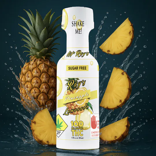 Ray's Lemonade - Ray's Lemonade | Lil' Ray's | Sugar Free Pineapple | 100mg THC - 1