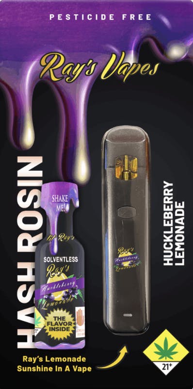 Ray's Lemonade - Ray's Lemonade | Ray's Vapes | HR | Huckleberry Lemonade | Disposable | 1g - 1
