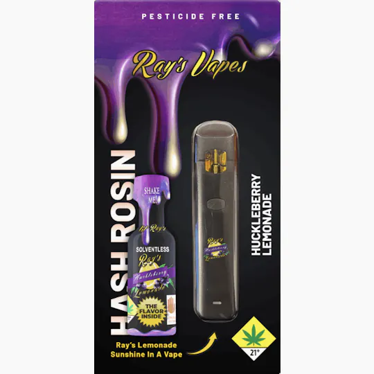 Ray's Lemonade - Ray's Lemonade | Ray's Vapes | HR | Huckleberry Lemonade | Disposable | 1g - 1