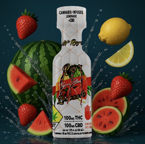 Ray's Lemonade - Ray's Lemonade | Lil' Ray's | Tiger's Blood | 100/100mg THC/CBD - 1