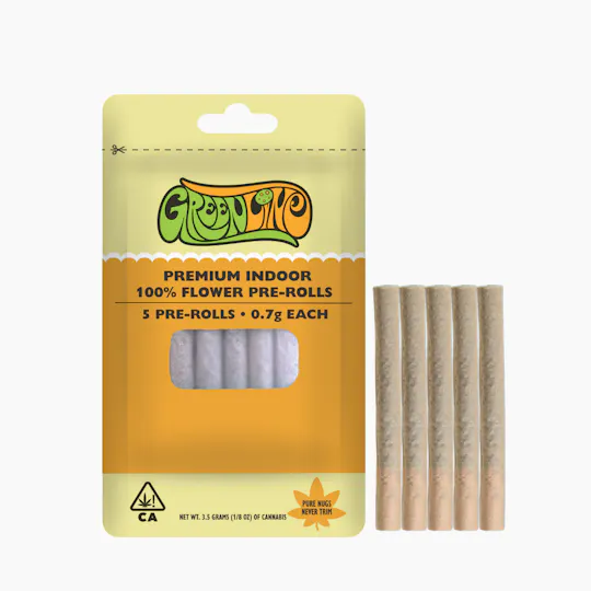 Greenline - Orange Tree - Pre-Roll 5 Pack - Sativa - 0.7g Each (3.5g Total) - 1