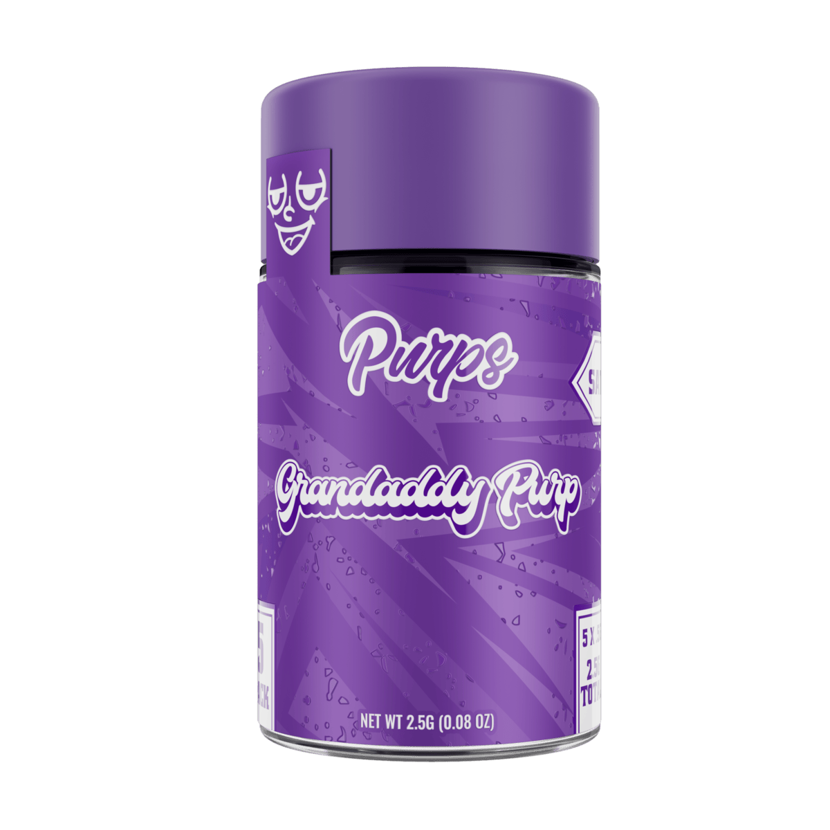 Purps - Purps | Granddaddy Purp | Preroll | 0.5g | 5 Pack - 1