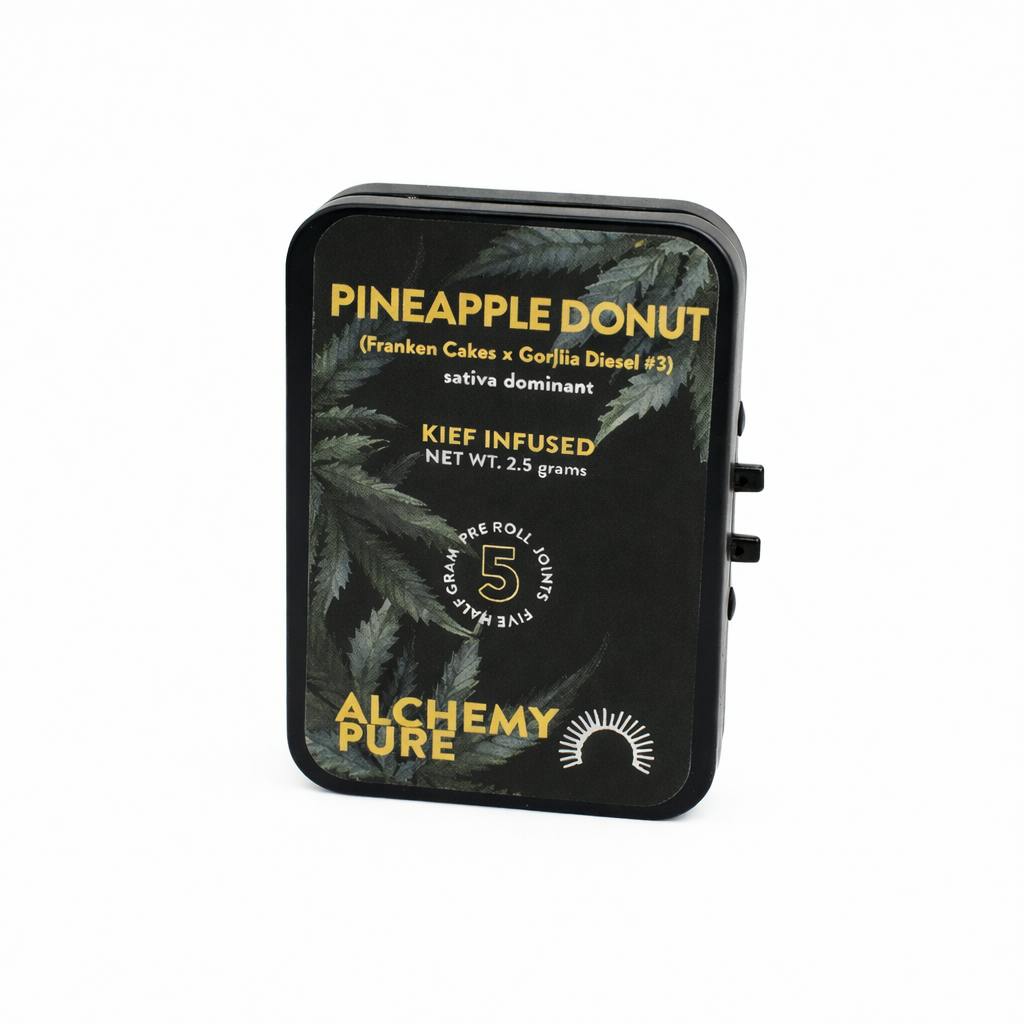 Alchemy Pure - Pineapple Donut infused pre roll 5pk - 1