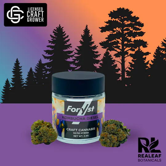 Realeaf Botanicals - Kombucha Diesel Foryst Flower 3.5g - 1