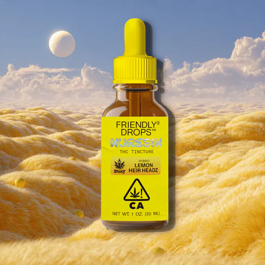 Friendly Brand - Friendly x Sticky | Nuresin | Lemon Heir Headz | Tinctures | 1000mg | 30ml - 1
