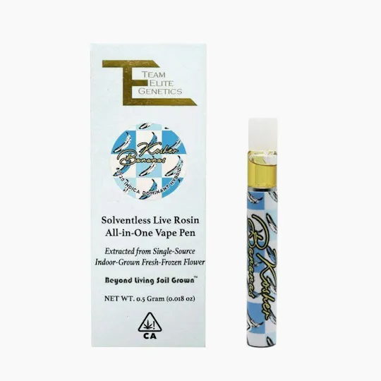 Team Elite Genetics - Kosher Bananas | Live Rosin Disposable | 0.5g - 1