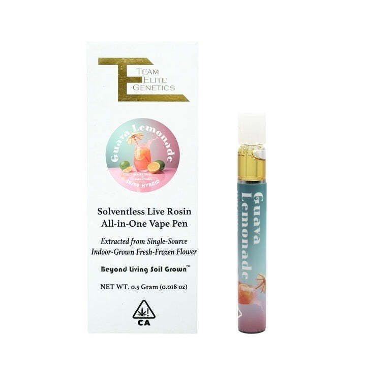 Team Elite Genetics - Guava Lemonade | Live Rosin Disposable | 0.5g - 1