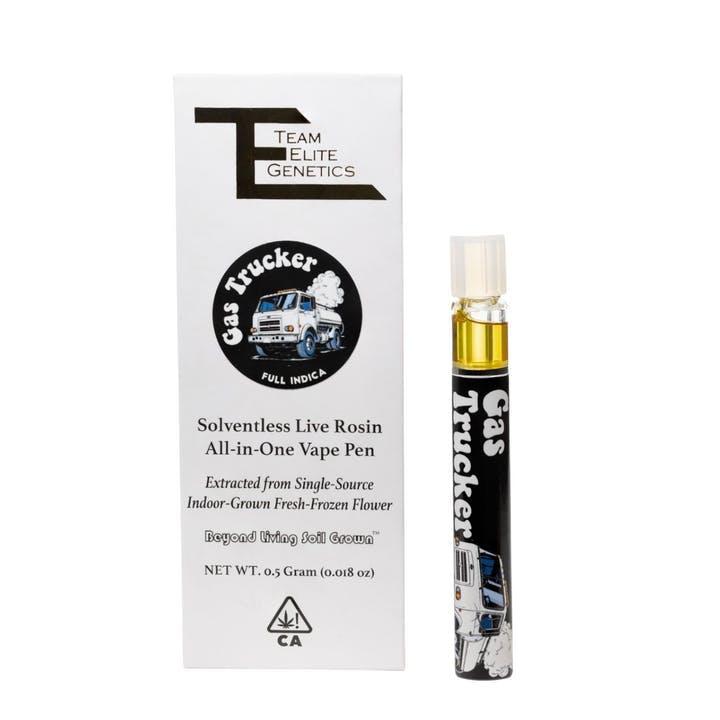 Team Elite Genetics - Gas Trucker | Live Rosin Disposable | 0.5g - 1