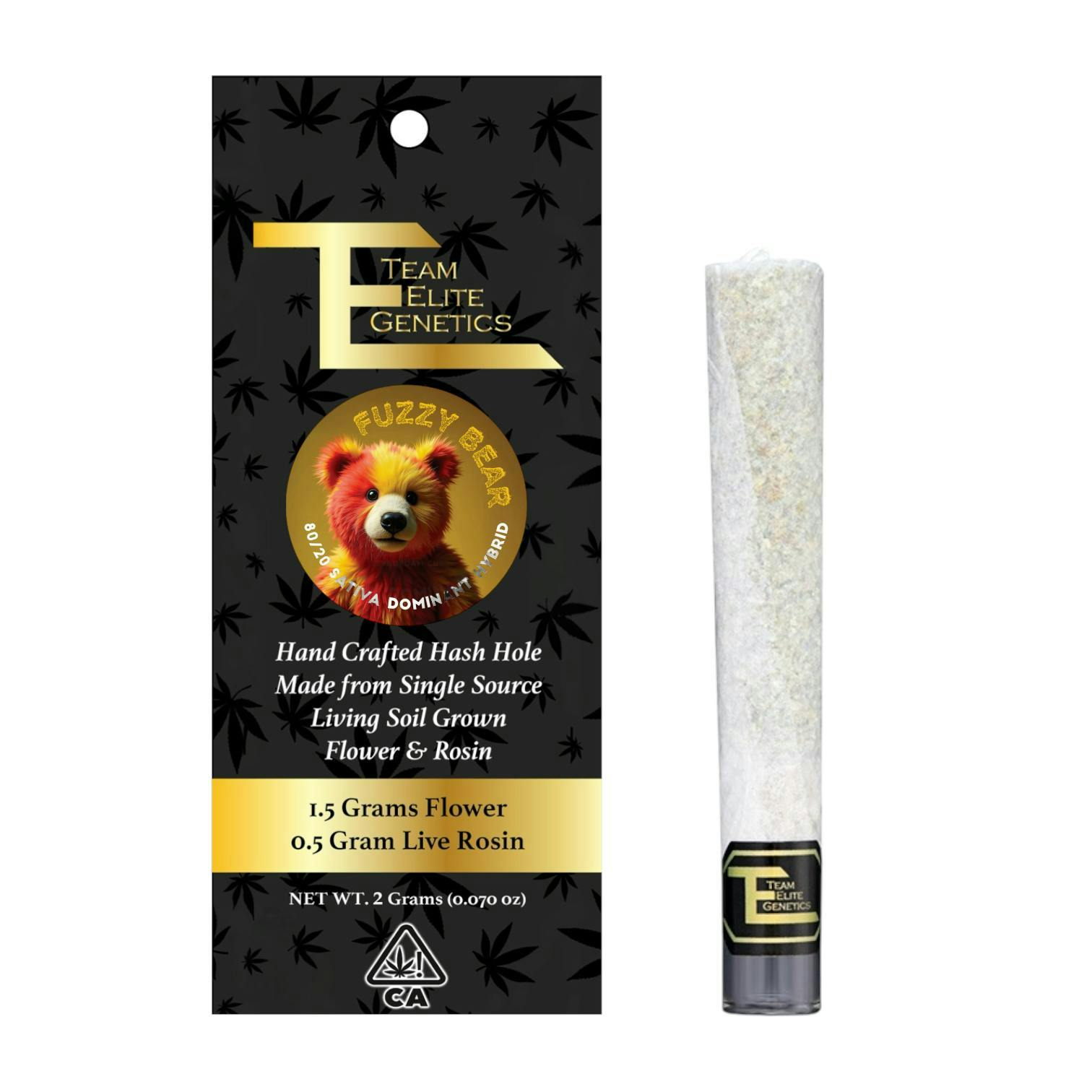 Team Elite Genetics - Fuzzy Bear | Live Rosin Disposable | 0.5g - 1