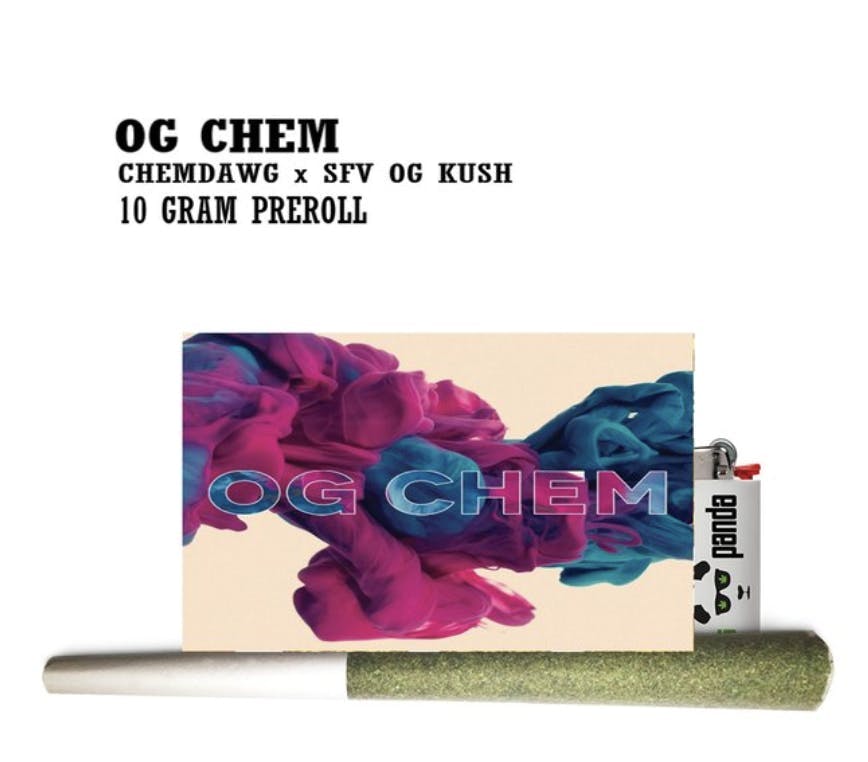 Phat Panda - Phat Panda Mega Roll | Double OG Chem | Blunt | 10g - 1