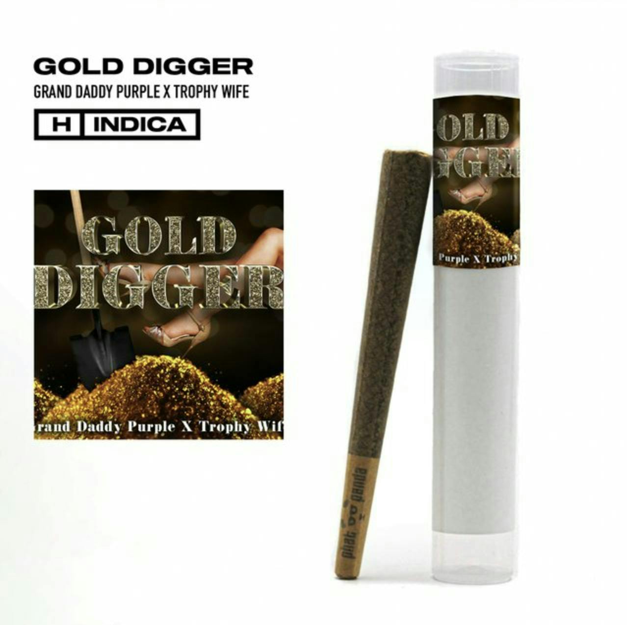 Phat Panda - Phat Panda | Gold Digger | Joint | 1g - 1