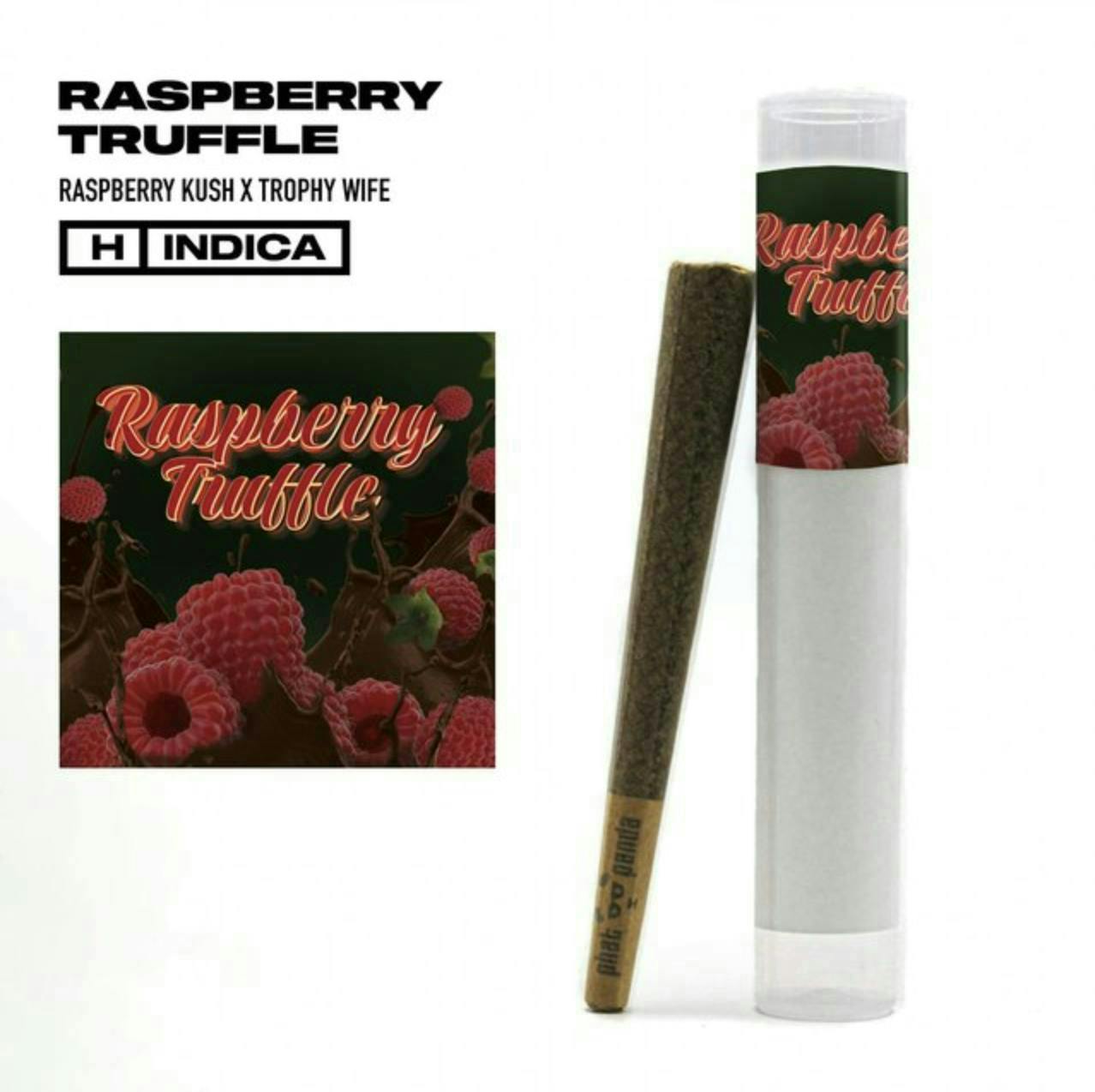 Phat Panda - Platinum | Raspberry Truffle | Joint | 1g - 1