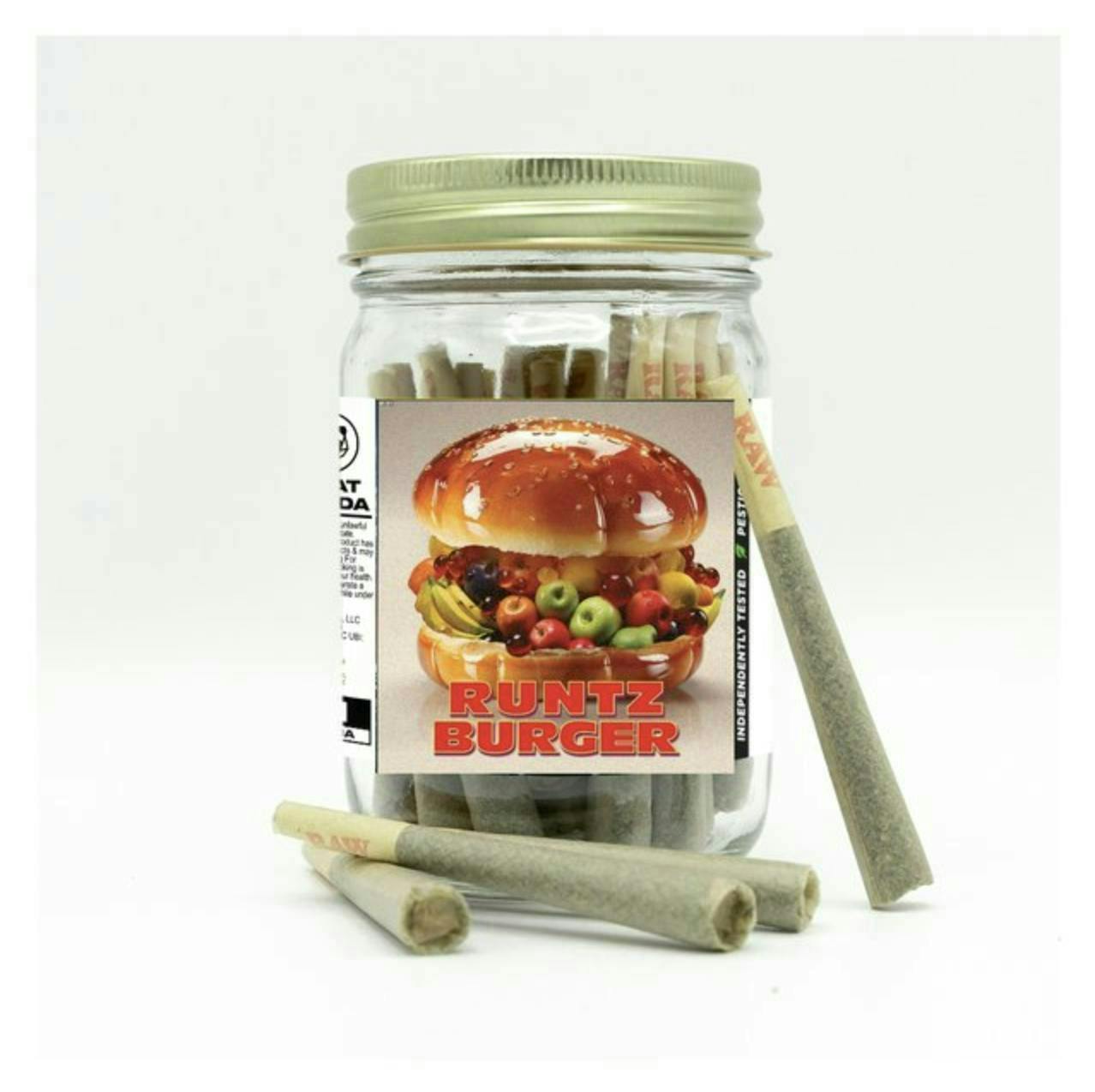 Phat Panda - Runtz Burger | Joints | 1g each | 28pk - 1