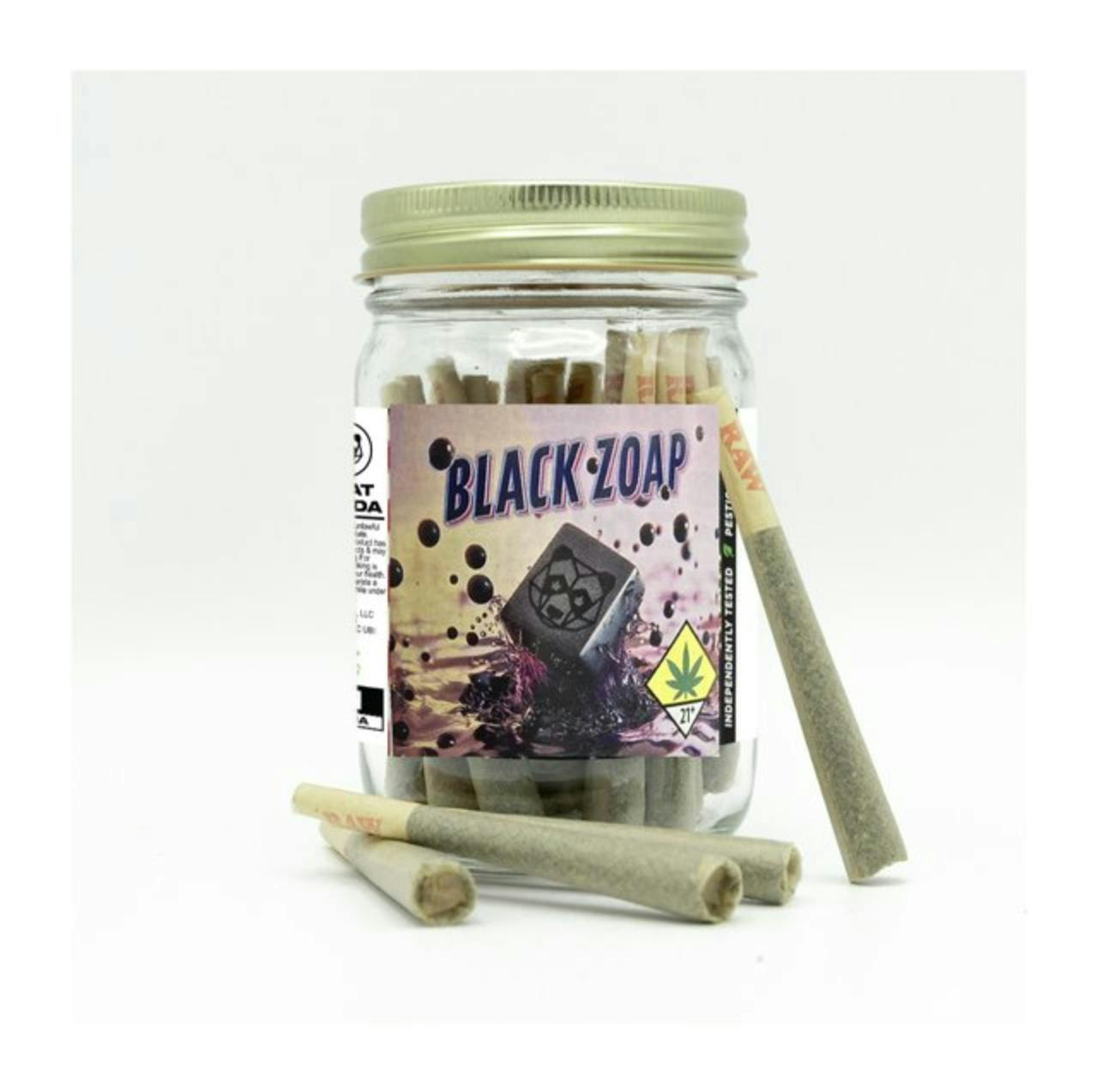 Phat Panda - Phat Panda | Black Zoap | Joints | 1g each | 28pk - 1