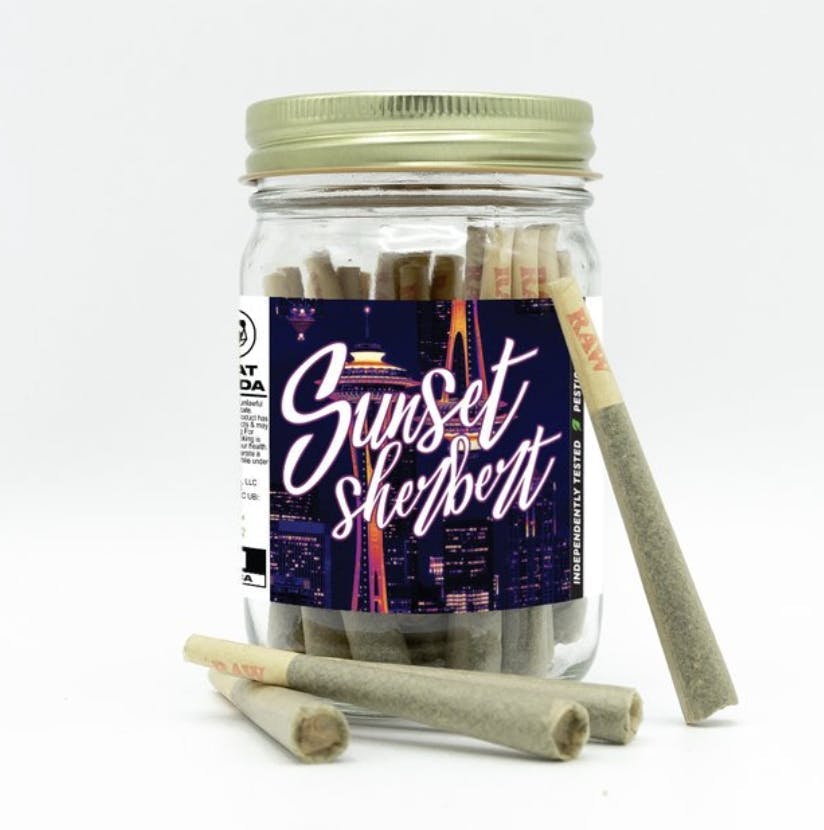 Phat Panda - Phat Panda | Sunset Sherbert | Joints | 1g | 28pk - 1