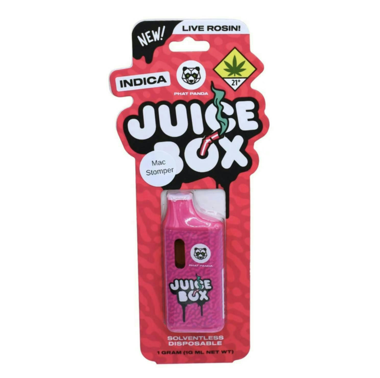 Phat Panda - Juice Box | Purple Starfruit | Live Rosin Disposable | 1g - 1