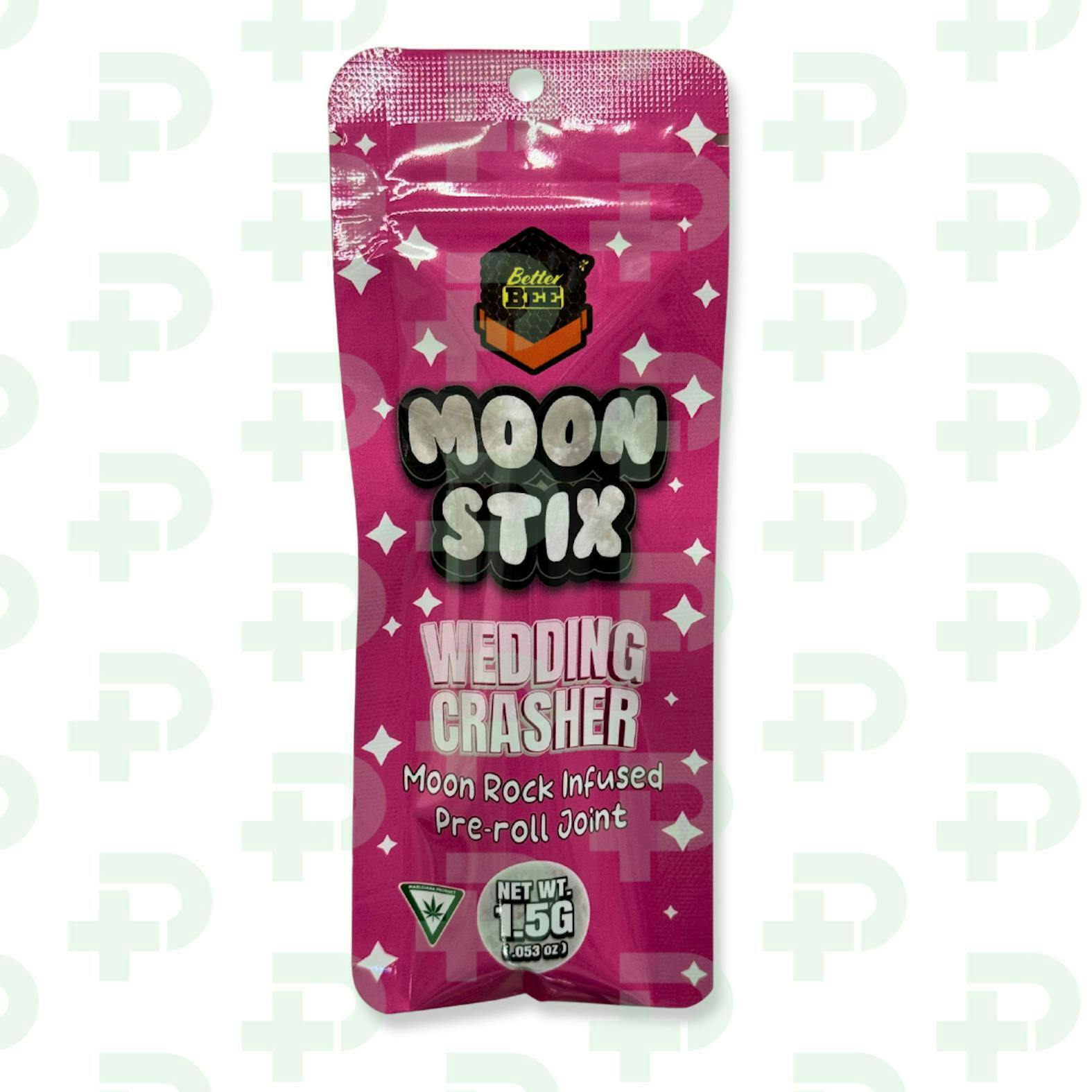 Better Bee Cannabis - Better Bee - Wedding Crasher - Moon Stix Preroll 1.5G - 1
