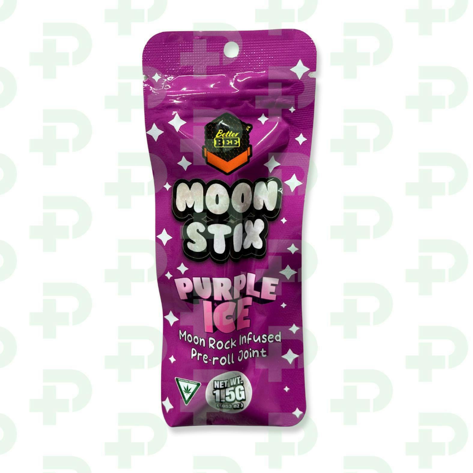 Better Bee Cannabis - Better Bee - Purple Ice - Moon Stix Preroll 1.5G - 1
