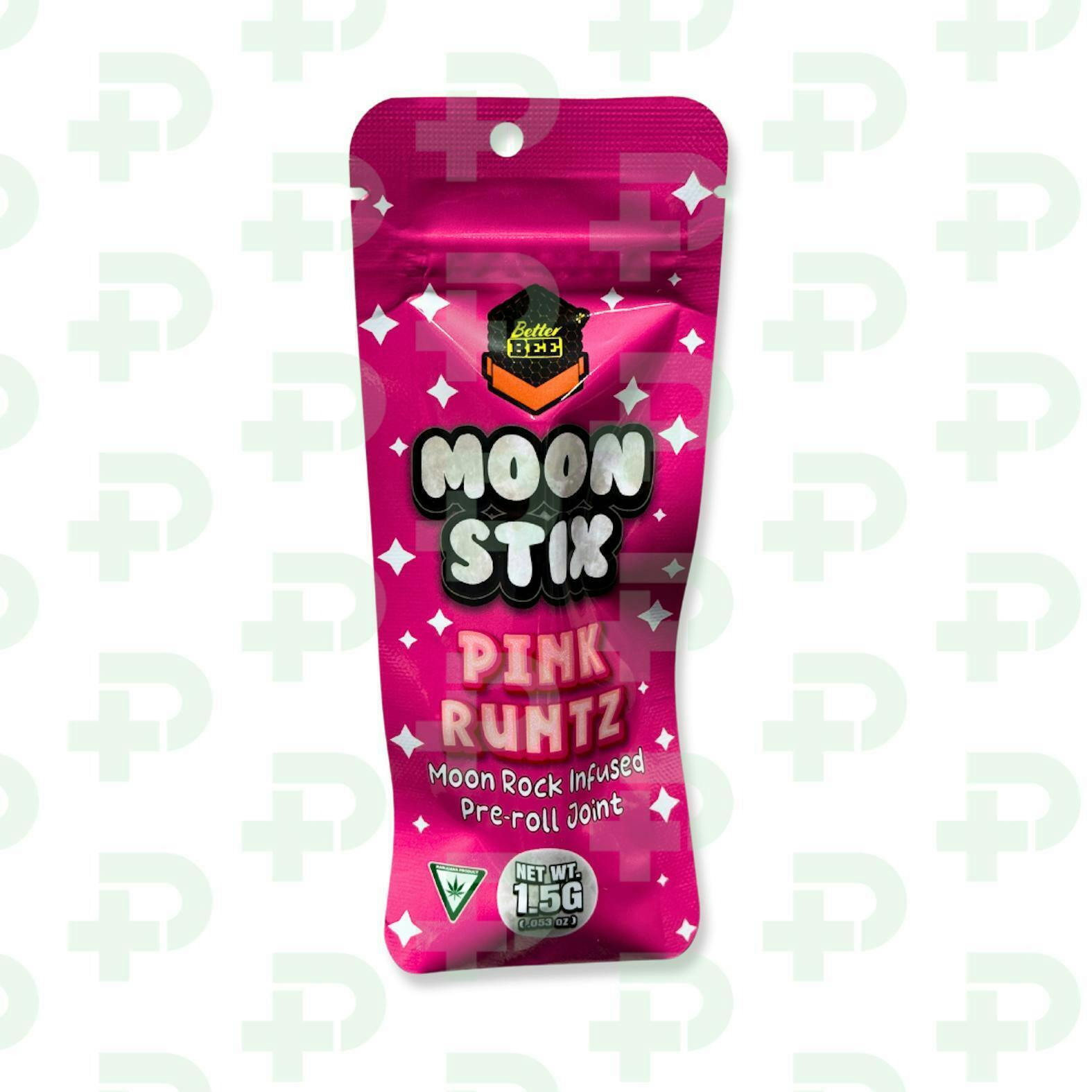 Better Bee Cannabis - Better Bee - Pink Runtz - Moon Stix Preroll 1.5G - 1