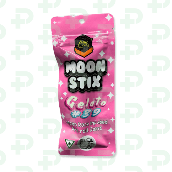 Better Bee Cannabis - Better Bee - Gelato #39 - Moon Stix Preroll 1.5G - 1