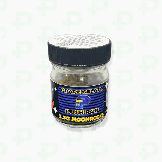 Better Bee Cannabis - Better Bee | Grape Gelato Push Pop | Moon Rocks Infused Flower | 3.5G - 1