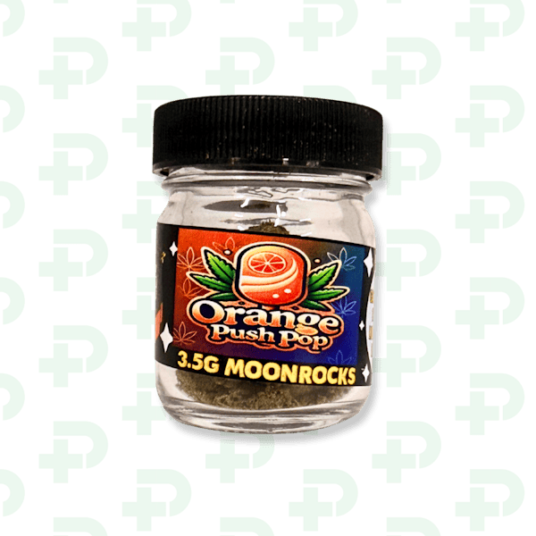 Better Bee Cannabis - Better Bee - Orange Push Pop Moon Rocks 3.5G - 1