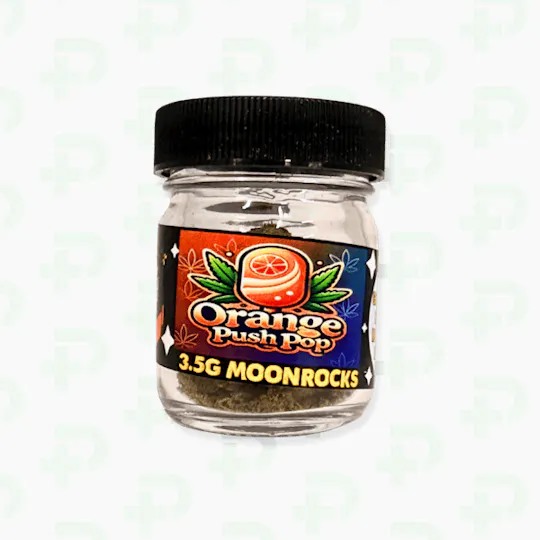 Better Bee Cannabis - Better Bee | Orange Push Pop | Moon Rocks Infused Flower | 3.5G - 1