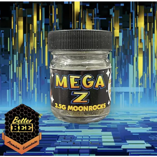 Better Bee Cannabis - Better Bee | Mega Z | Moon Rocks Infused Flower | 3.5G - 1