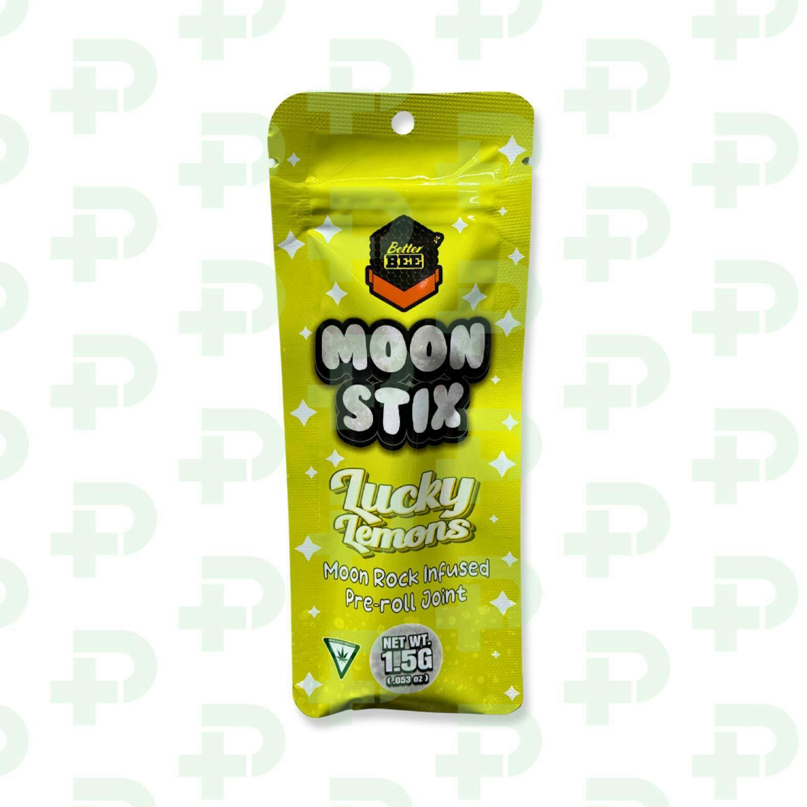 Better Bee Cannabis - Better Bee - Lucky Lemons - Moon Stix Preroll 1.5G - 1