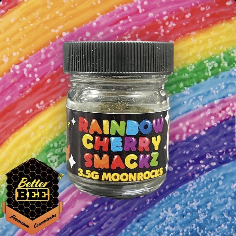 Better Bee Cannabis - Better Bee - Rainbow Cherry Smackz Moon Rocks 3.5G - 1