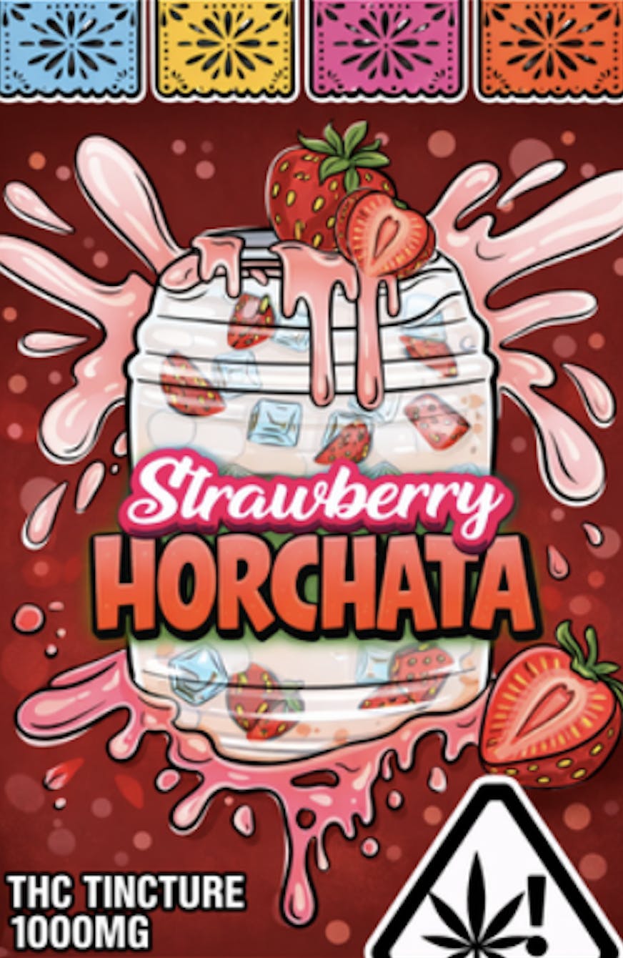 Casa Flor - Casa Flor | Strawberry Horchata | Live Rosin | Tincture | 1000mg | 2oz - 1