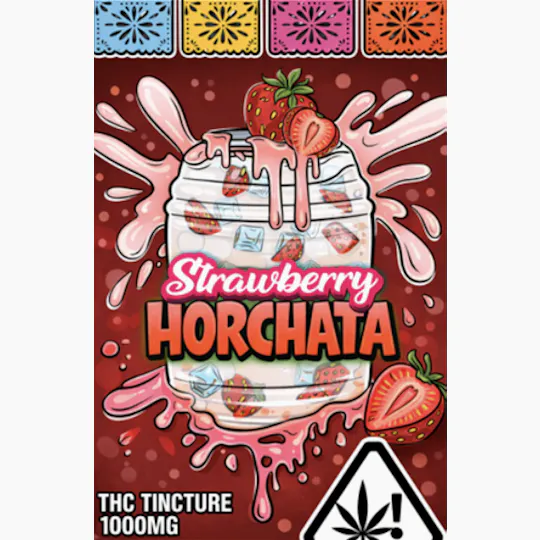 Casa Flor - Casa Flor | Strawberry Horchata | Live Rosin | Tincture | 1000mg | 2oz - 1